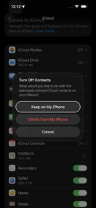 Resync Your Contacts With iCloud
