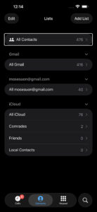 Show All Contacts in Your Phone App